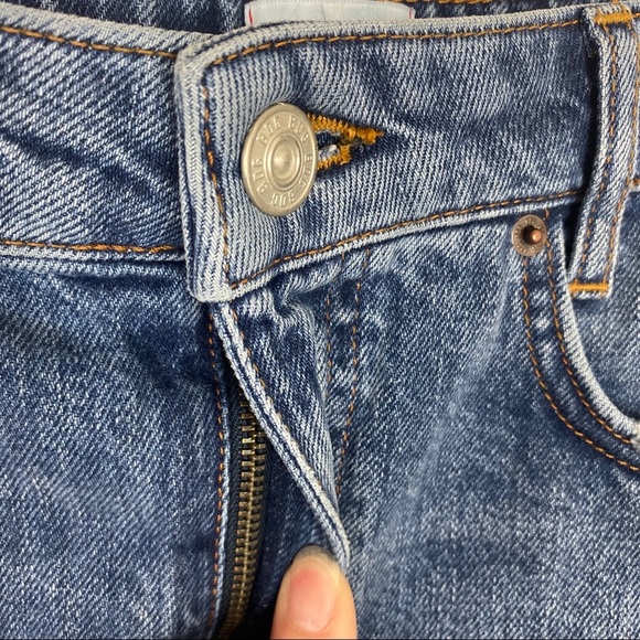 BDG URBAN OUTFITTERS Cotton Distressed Mini Skirt Small high-Waisted - Picture 5 of 10